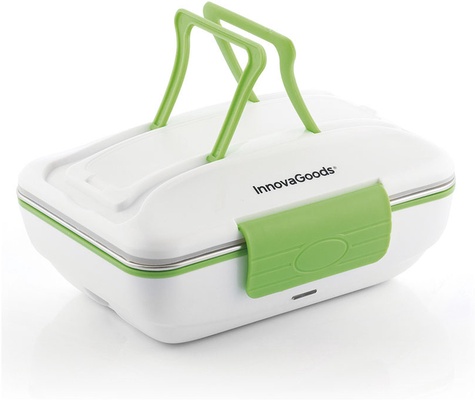 Fiambrera Electrica 50w Blanco / Verde